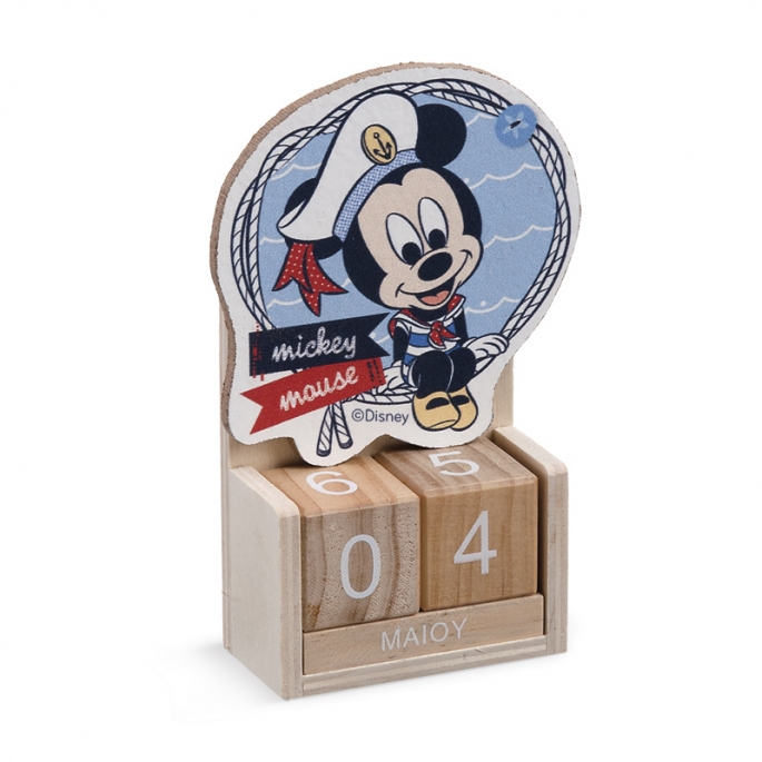 Mπομπονιέρα Βάπτισης Mickey Ναυτικό Ημερολόγιο